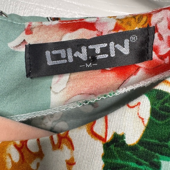 Green Fit and Flare Midi Dress for Wedding Guests - Picture 3 of 7